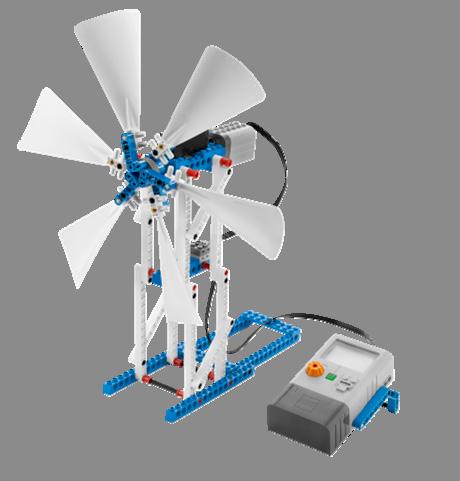 Akademia LEGO Education Maszyny i mechanizmy z energią odnawialną Dzięki pracy z tym zestawem uczestnicy nie tylko tworzą konstrukcje i odkrywają mechanizmy działania