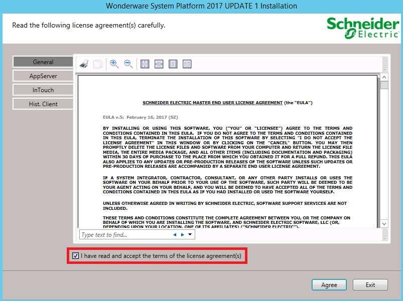 W kolejnym oknie należy zapoznać się z zasadami licencji i w zakładce General zaznaczyć opcję I have read and accept the terms od the license agreement(s) i nacisnąć przycisk Agree.