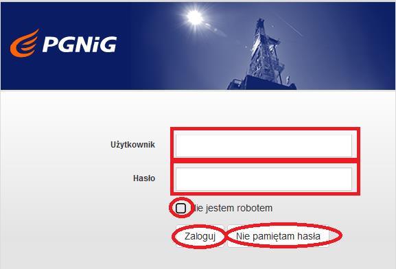 I. Procedura logowania się do systemu Telnom System do składania nominacji Telnom-Nominacje został wykonany w technologii HTML5 i może być uruchomiony w dowolnej aktualnej przeglądarce internetowej