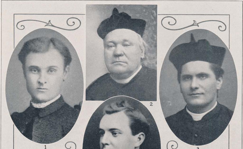 1. Ks. Piotr Kończ; 2. Ks. Jan Rodowicz; 3. Ks. Józef Skrentny; 4.