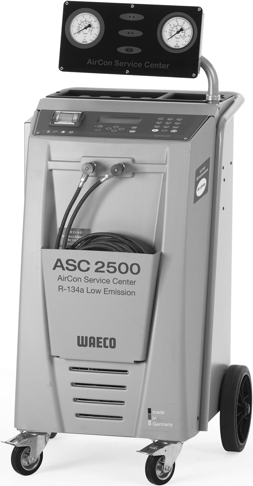 AirConServiceCenter ASC1000G/ASC2000G/ASC3000G Stacja