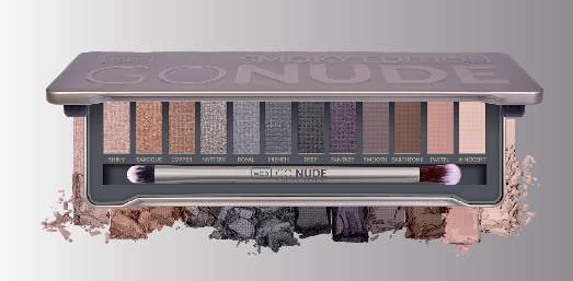 Eyeshadow INCI (Smoky Edition) : Talc, Mica, Kaolin, Silica, Paraffinum Liquidum, Ethylhexyl Palmitate, Polyisobutene, BHA, [+/-]: CI 7749, CI 77007, CI 77499, CI 7789, CI 7749.