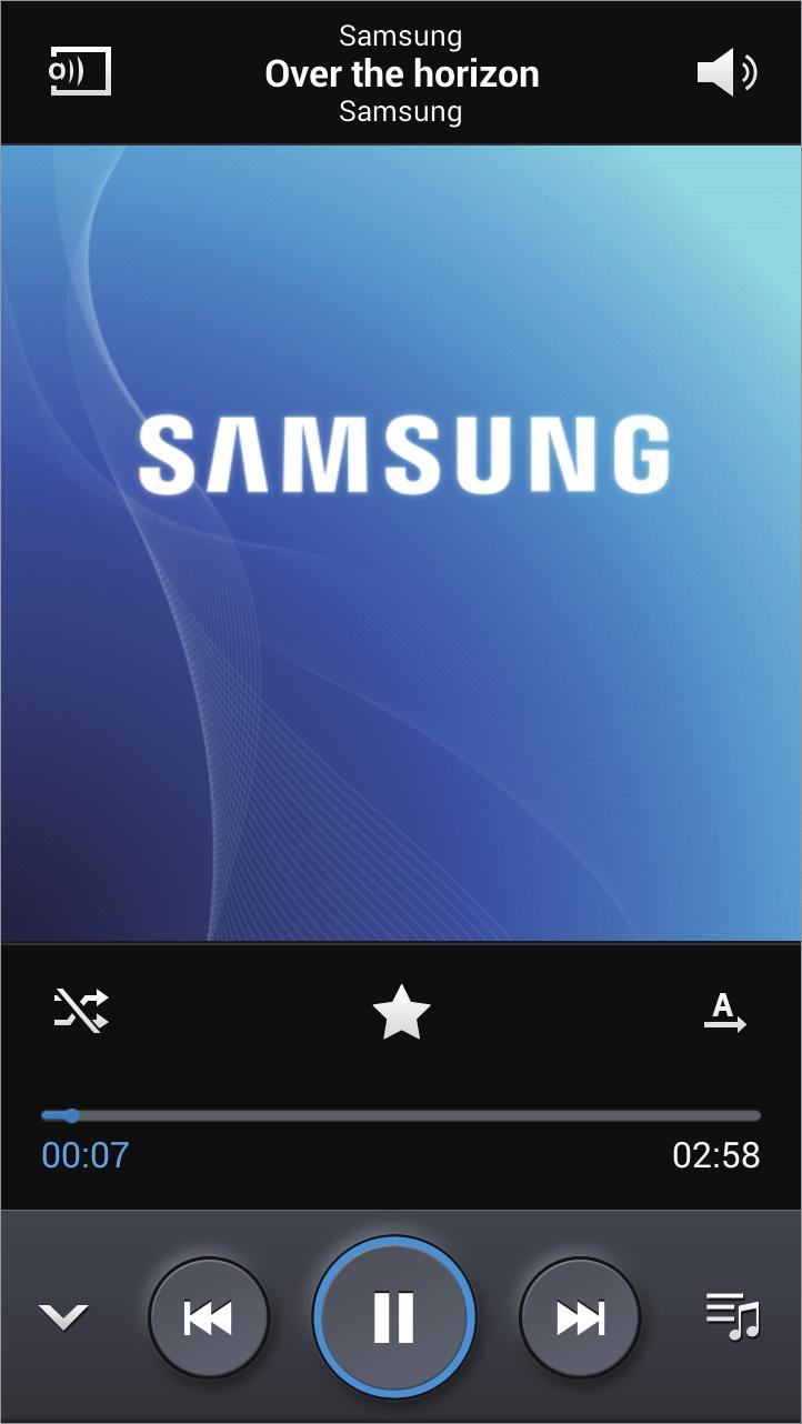 Multimedia Muzyka Można użyć tej aplikacji do odsłuchiwania muzyki. Dotknij Muzyka na ekranie aplikacji. Odtwarzanie muzyki Wybierz kategorię muzyki i wybierz utwór do odtwarzania.