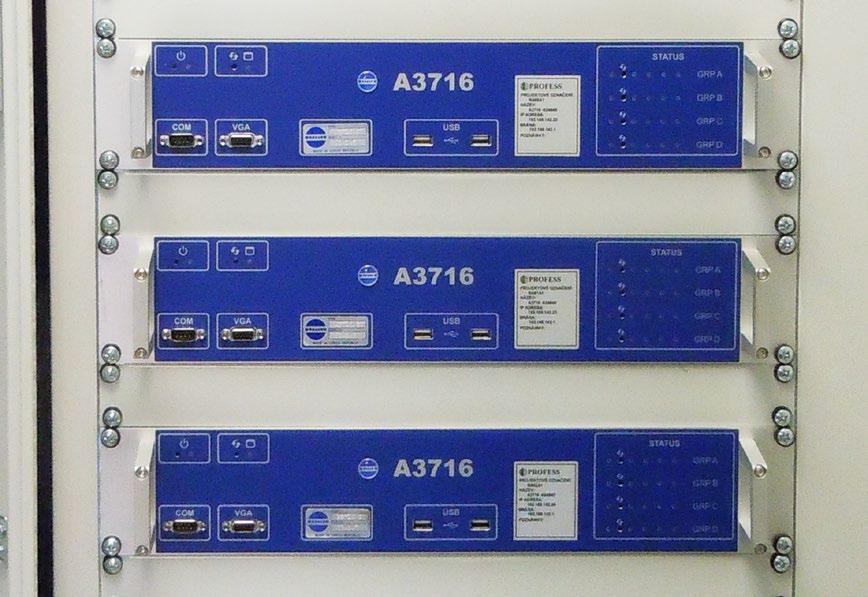 A3716 SYSTEM MONITORINGU ON-LINE A3716 to potężne urządzenie monitorujące on-line pracę maszyn.