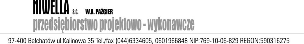 KOSZTORYS ŚLEPY OZNAKOWANIE DOCELOWE NAZWA INWESTYCJI: ADRES INWESTYCJI: Przebudowa drogi gminnej: Gajewniki - Wymysłów Droga gminna Gajewniki Wymysłów Gmina Zduńska Wola INWESTOR: Gmina
