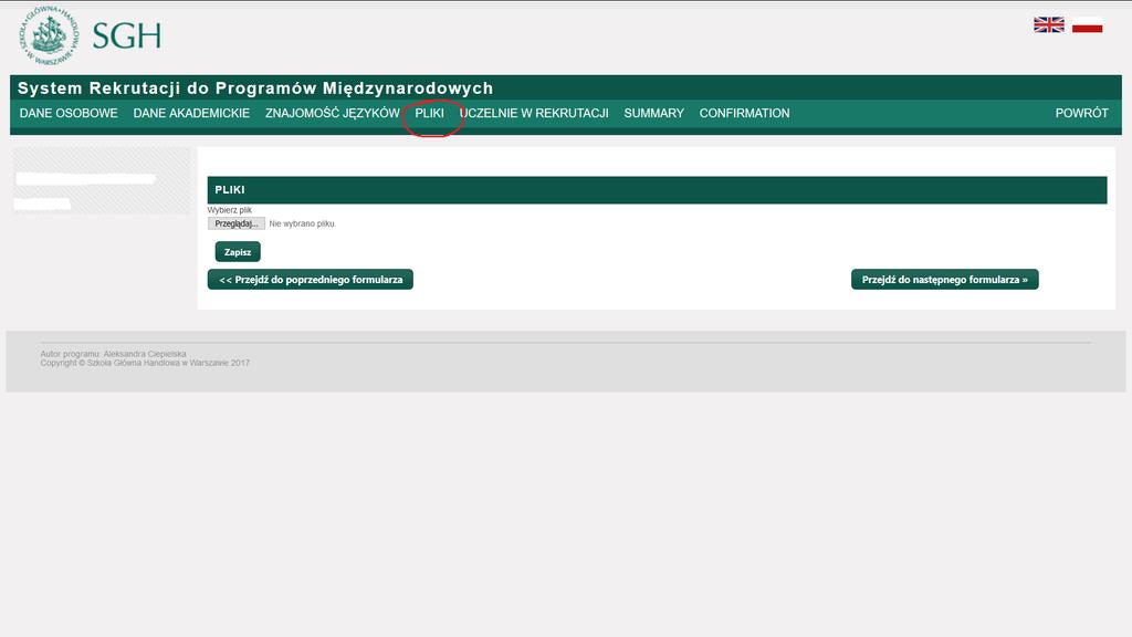 Pliki Jeśli masz certyfikaty / dyplomy inne niż test kompetencyjny CNJO