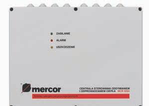 sterowanie 13.2.2. elektryczny system sterowania 24V centrala sterująca mcr 0204 Centrala sterowania oddymianiem mcr 0204 jest urządzeniem sterującym w elektrycznych systemach oddymiania.