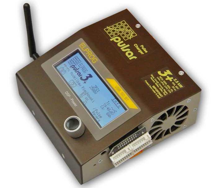 24,08,2017 Instrukcja obsługi (Firmware 3P21) Opis urządzenia Pulsar 3+ jest szybką, profesjonalną ładowarką akumulatorów ze zintegrowanym balanserem.