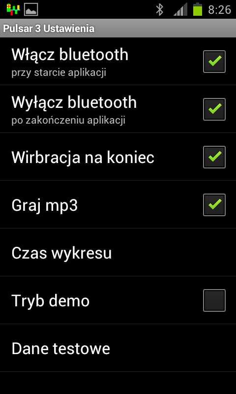 ustawionego czasu wykres będzie