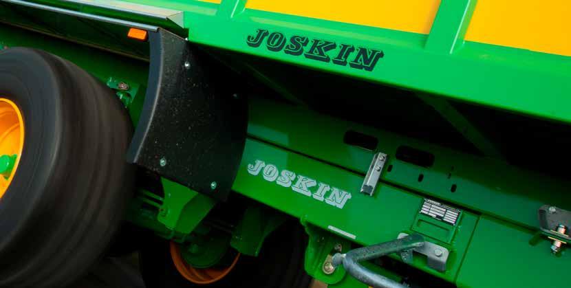 HYDRAULICZNE UKŁADY JEZDNE JOSKIN: HYDRO-TANDEM / HYDRO-TRIDEM Prostota, duże ugięcie i stabilność to trzy najważniejsze cechy układu jezdnego Hydro-Tandem / Hydro-Tridem.