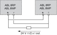 supply In and Vmin = 50 V Parallel Connection Family Series Parallel ABL 8RPS/8RPM/8WPS 2