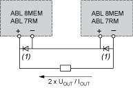 = 50 V Parallel Connection Family Series Parallel ABL 7RM/8MEM 2 products max.