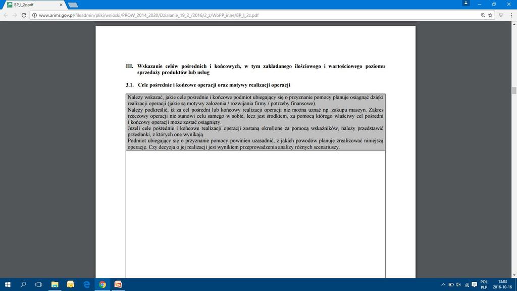 III. Wskazanie celów pośrednich i końcowych, w tym zakładanego ilościowego i wartościowego poziomu sprzedaży