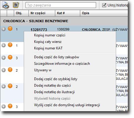 Notatki Funkcja Notatki została usprawniona, aby umożliwić użytkownikom dodanie notatek do części, numerów VIN, grup lub lokalizacji EPC.