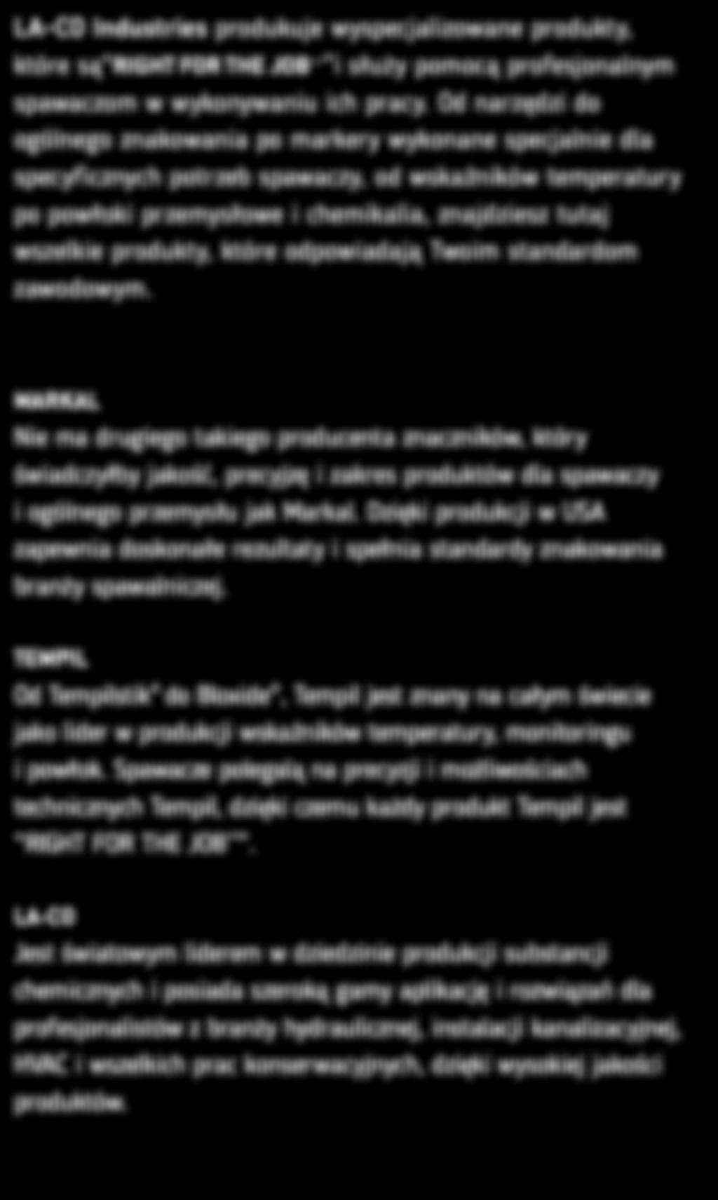 produkty, które odpowiadają Twoim standardom zawodowym.