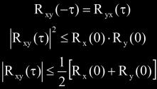 Podstawowe charakterystyki łączne dwóch sygnałów losowych x(t) i y(t) A Definicja charakterystyki Łączna