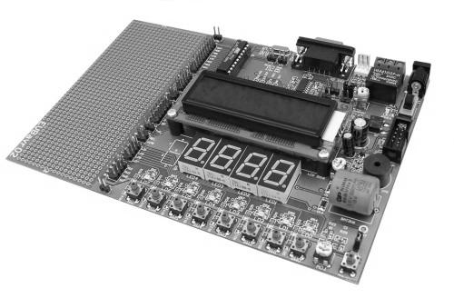 EVBavr0 płyta ewaluacyjna dla mikrokontrolerów AVR serii ATtiny i AT0S00/ REV.
