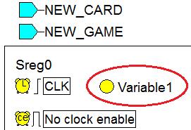 19. Definiowanie dodatkowych zmiennych. Maszyna stanów potrzebuje dodatkową zmienną (variable) do przechowywania informacji czy natrafiono na kartę ACE (jej waga może być liczona jako 1 lub 11).