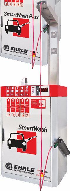 System zmiękczania wody, instalowany standardowo w myjniach EHRLE, w połączeniu z precyzyjnie dozowanym MikroProszkiem zapewnia najlepsze efekty mycia.
