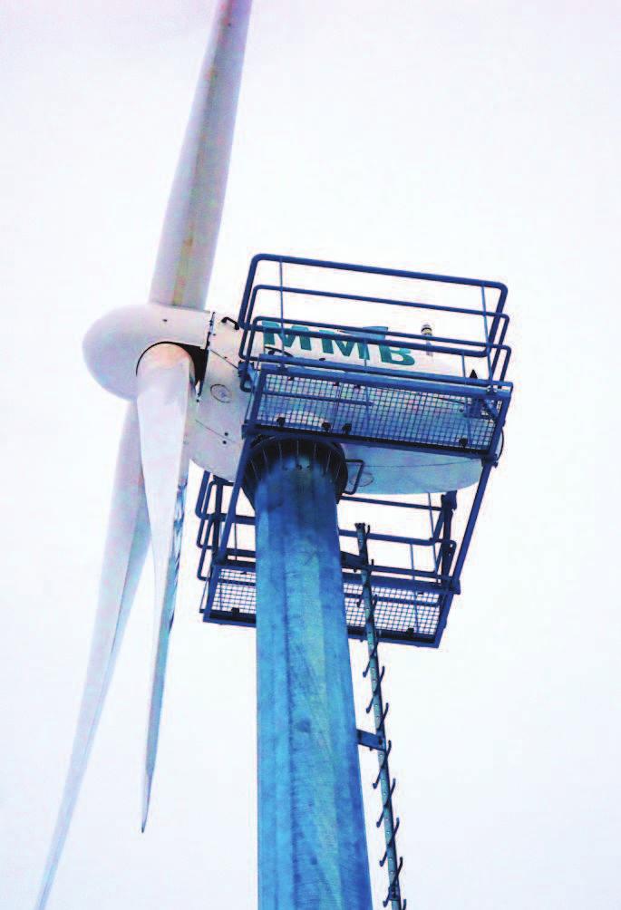 Elektrownie wiatrowe MMB Drives Zbigniew Krzemiński, Prezes Zarządu Elektrownie wiatrowe produkowane przez MMB Drives zostały tak zaprojektowane, aby osiągać wysoki poziom produkcji energii