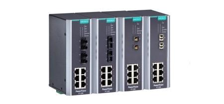 PT-508 Zaawansowane switche przemysłowe na szynę DIN zgodne z IEC61850-3 Zaawansowane switche przemysłowe na szynę DIN zgodne z IEC61850-3 oraz IEEE 1613 Wsparcie protokołów redundantnych