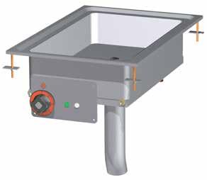 230 PATELNIE LINIA RM GASTRO 700 DROP-IN 300 x 10 100 BRFD - 74 ET Patelnia multifunkcyjna elektryczna wymiary wanny w : 30 x 1 x 10 h wanna