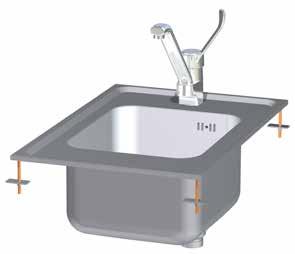 neutralny ze zlewem wymiary zlewu w : 34 x 34 x 20 h bateria wanny wanien 0001676 LAD - 74 400 x 600 x 30 34 x 34 x 20 1 1 PLF PLF/2 płyta