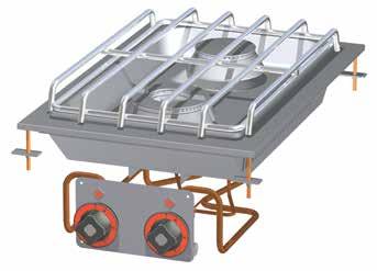 LINIA RM GASTRO 700 DROP-IN KUCHNIE GAZOWE 22 PCD -