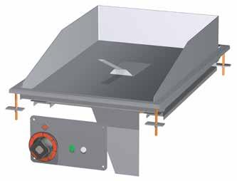 226 PŁYTY GRILLOWE LINIA RM GASTRO 700 DROP-IN FTLD - 74 ET Płyta grillowa gładka FTLD - 74 ETS Płyta grillowa gładka chromowana FTRD - 74 ET Płyta grillowa ryflowana FTRD - 74 ETS Płyta grillowa