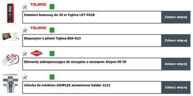 zwinięta kategoria główna, aby rozwinąć wystarczy na nią kliknąć rozwinięta podkategoria 3.