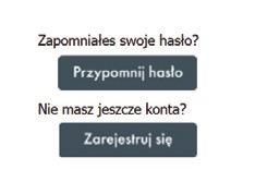 Logowanie Aby zalogować się na istniejące już konto wejdź na stronę i kliknij LOGOWANIE w prawym górnym rogu ekranu.