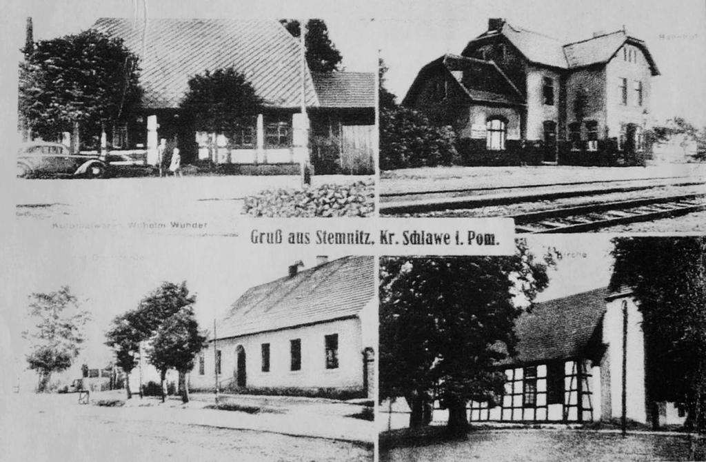 Staniewice historia i współczesność 315 Ryc. 4. Czteroczęściowa pocztówka ze Staniewic z lat 20. XX wieku.