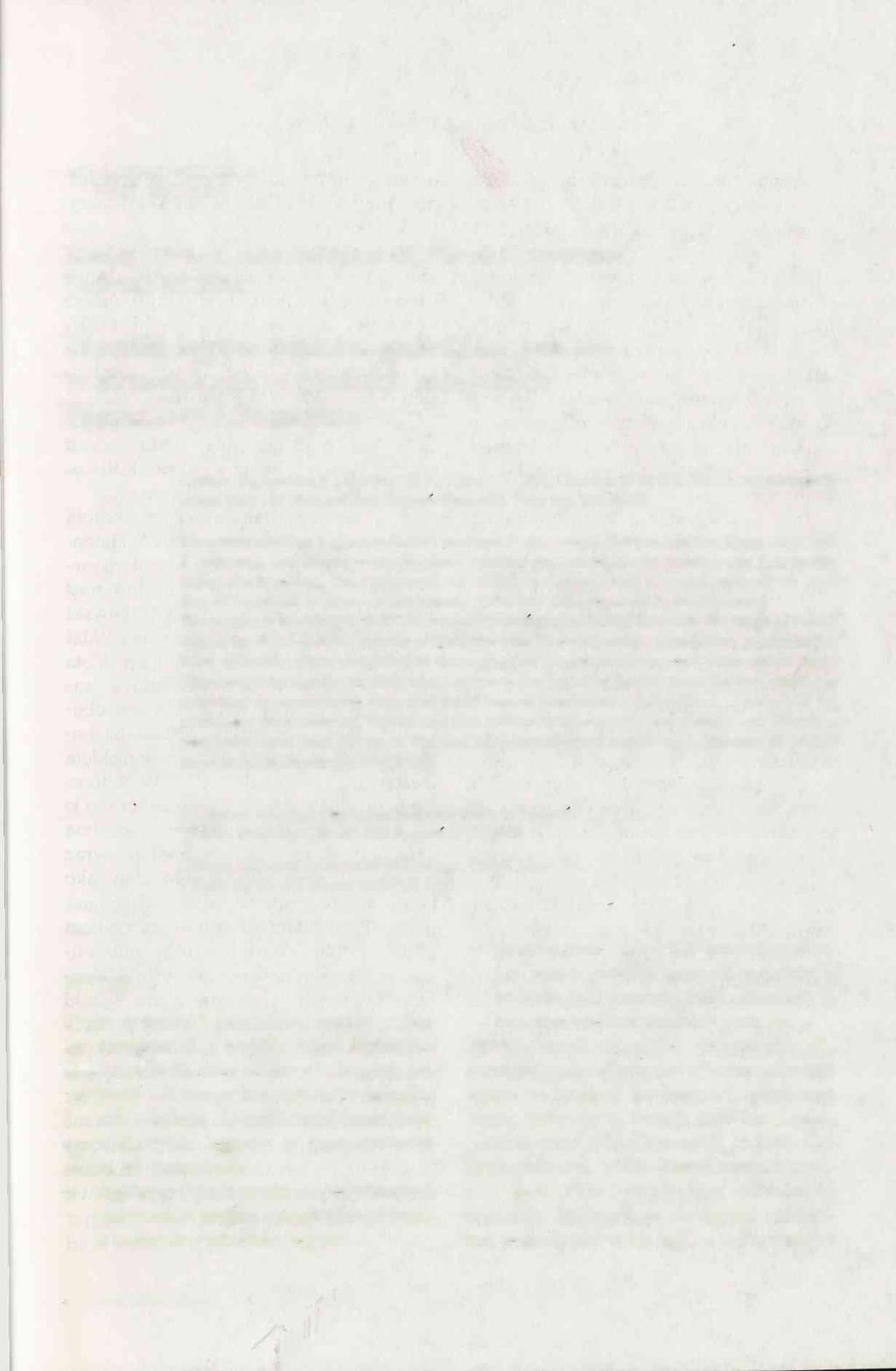 ACTA ORNITHOLOGICA Vol.27 (1992) No. 1 Maciej LUNIAK, Andrzej HAMAN, Paweł KOZŁOWSKI, Tadeusz MIZERA Wyniki lęgów ptaków gnieżdżących się w skrzynkach w parkach miejskich Warszawy i Poznania Luniak M.