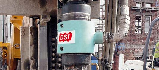 DYWI Drill System kotew samowiercących Schemat metody instalacji Samowiercący proces instalacji może być przeprowadzany ręcznie lub