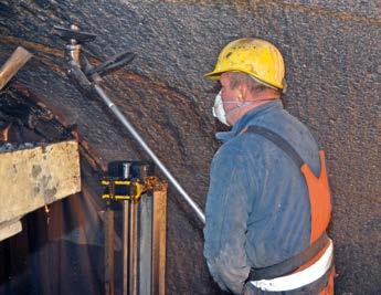 Kotwy cierne rozprężne OMEGA-BOLT Obszary zastosowań Planowe wzmacnianie wyrobisk