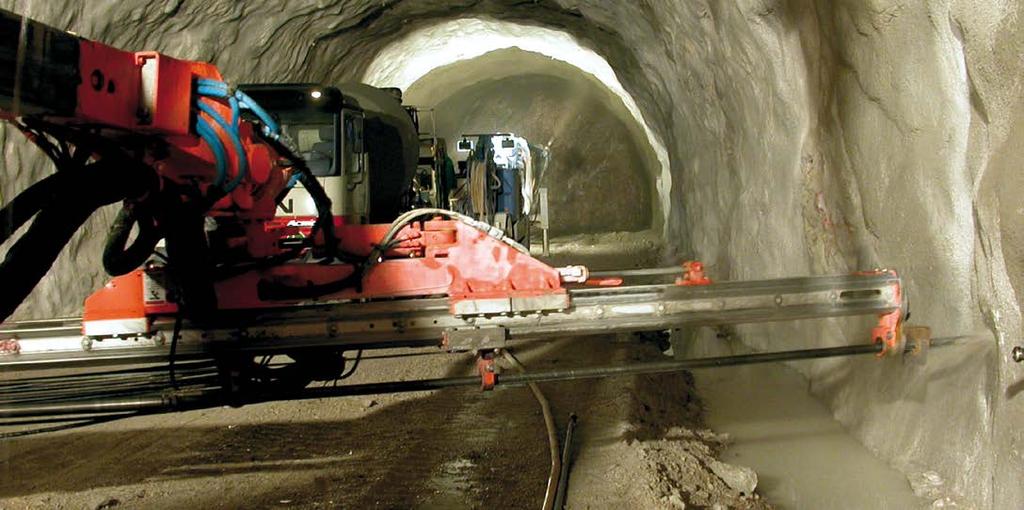 Kotwy cierne samowiercące POWER SET Obszary zastosowań Drążenie tuneli i górnictwo Planowe wzmacnianie wyrobisk podziemnych Kotwienie skalne w miejscach odległych i trudno dostępnych Dodatkowe
