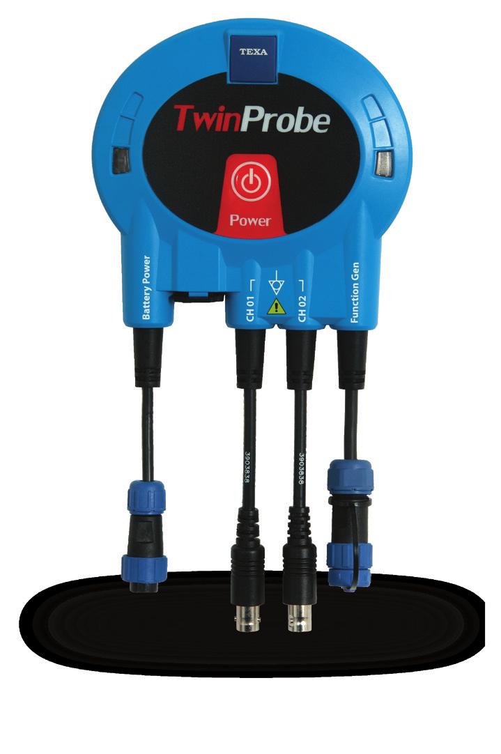 Pomiary elektryczne TwinProbe TwinProbe jest interfejsem TEXA przeznaczonym do wykonywania pomiarów typu analogowego i cyfrowego w ramach diagnostyki tradycyjnej.