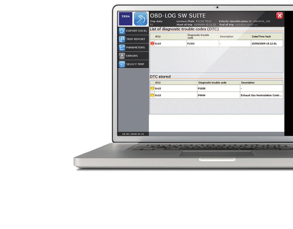 DIAGNOSTYKA SAMOCHODÓW OSOBOWYCH OBD Log SW SUITE OBD Log SW Suite jest oprogramowaniem