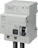 Wył. różnicowoprądowe / przeciwpożarowe detektory iskrzenia Bloki różnicowoprądowe 5SM2 (Typ A) -25 Znam. prąd różnic. Prąd znamionowy Szer.