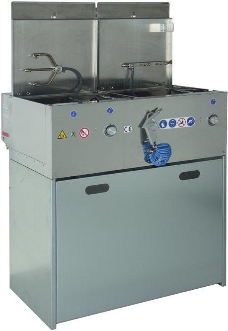 Duplex Duplex-800 Dwukomorowa myjnia do mycia pistoletów Airmix, Airless i kubkowych.
