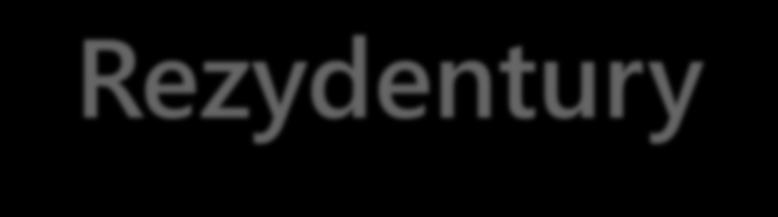 Rezydentury zmiany od 1 stycznia 2015 r.