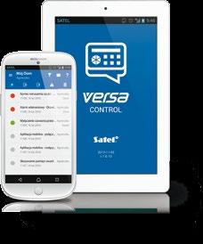 SYSTEMY SYGNALIZACJI WŁAMANIA I NAPADU Centrale alarmowe APLIKACJA DO OBSŁUGI SYSTEMÓW VERSA VERSA CONTROL Aplikacja do zdalnego sterowania systemem VERSA za pomocą smartfonów i tabletów dostępna w