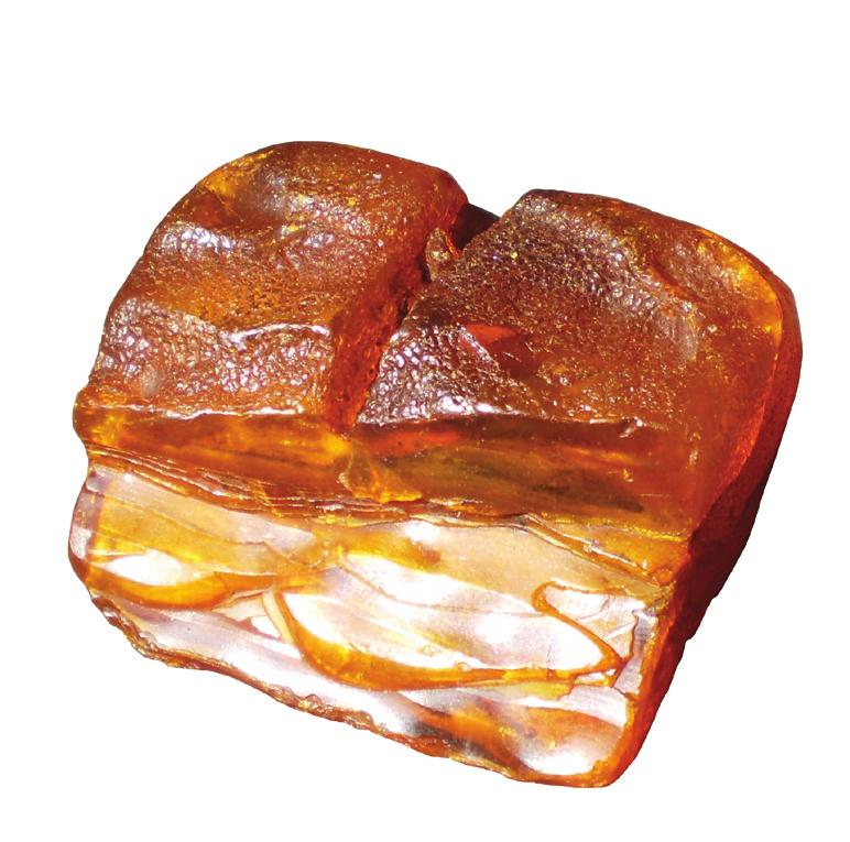 a b II Terminology Succinite, also known as Baltic amber, or just amber, is the best known among fossil resins; it has the longest tradition behind it and the most profuse
