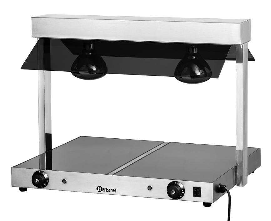 114.260 V1/0810 Bedienungsanleitung Infrarot-Wärmebrücke mit 2 Wärmelampen Seite 1 bis 12 Instruction manual Infrared food warmer with 2 infrared lamps from page 13 to 24 Mode d emploi Pont chauffant