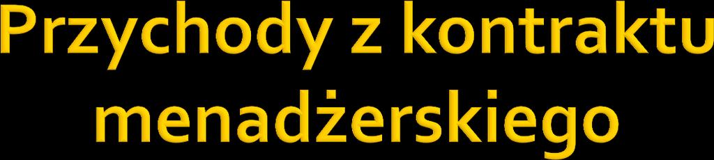 działalność wykonywana osobiście