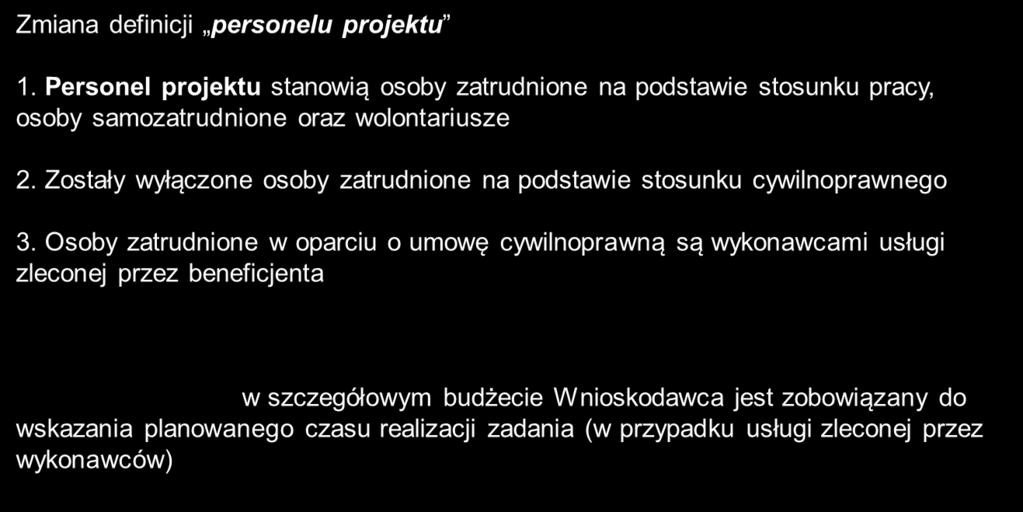 PERSONEL przy Wykonawcach