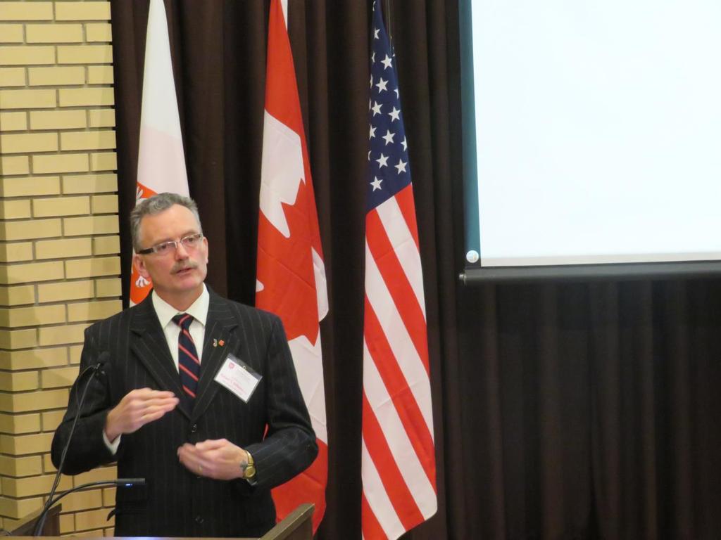 Fot. 13 Session II Canadian-Polish Military Cooperation referat wygłasza