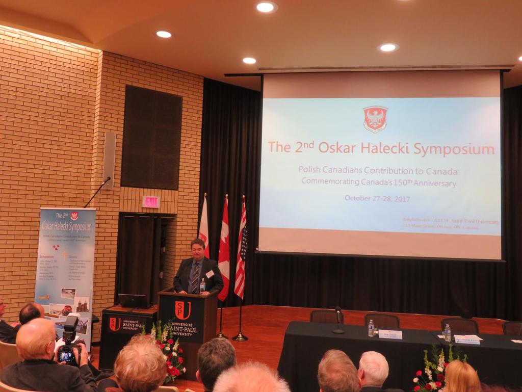 Fot. 3 Otwarcie II Sympozjum im Oskara Haleckiego,