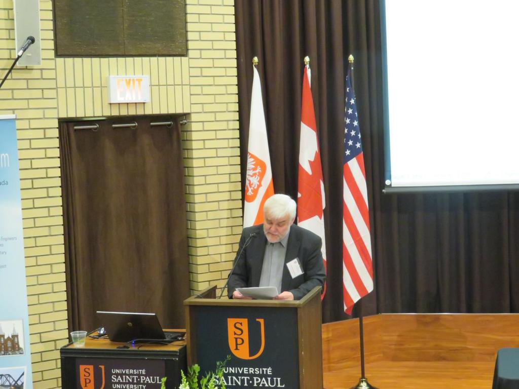 Fot. 7 Session I - Polish Missionaries in Canada Referat wygłasza O. Prof.