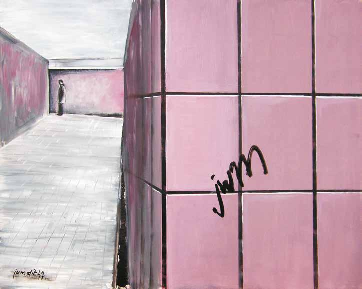 TAG, akryl,p³yta, 80 cm x 100 cm, 2014 Wszystkie obrazy Wszystkie obrazy zapisane s¹ od dzieciñstwa w g³owie. Wydaj¹ siê odleg³e, lecz s¹ bliskie duszy i wspomnieñ.